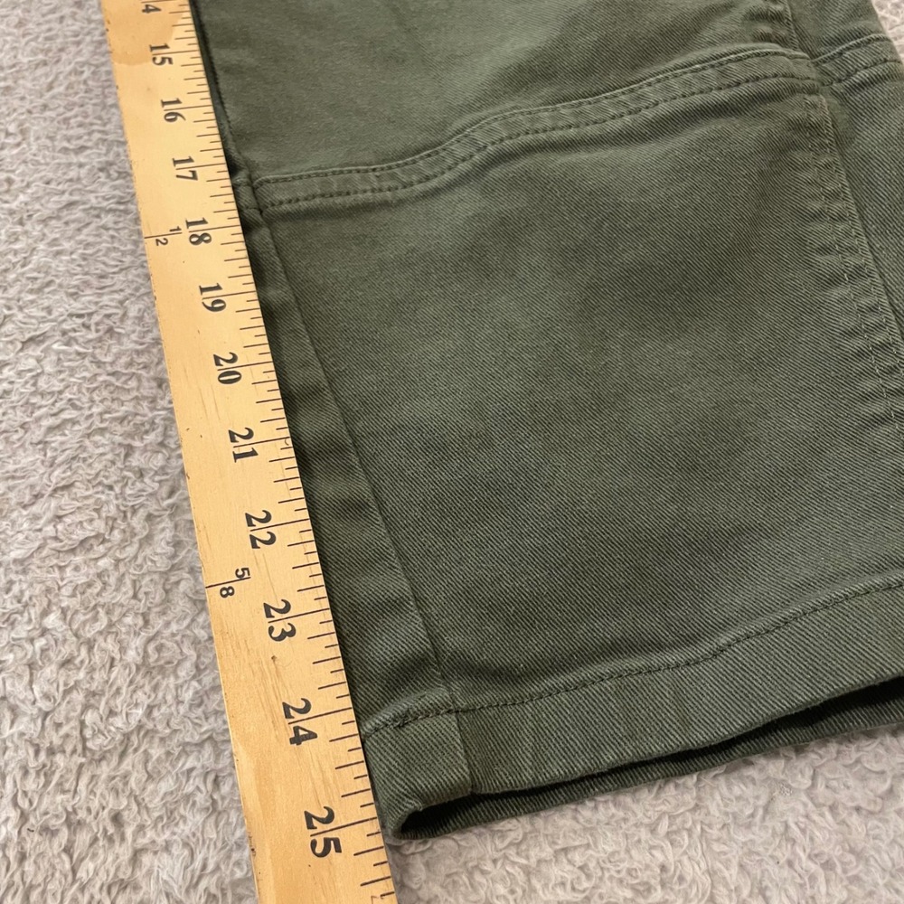 Everlane The Utility Barrel Pant Womens 4R Green High Rise Organic Cotton - Picture 11 of 13